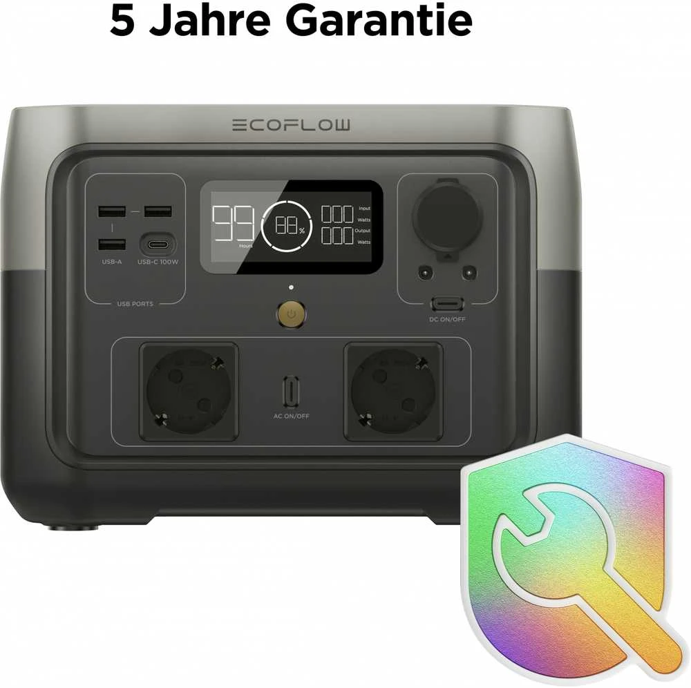 EcoFlow RIVER 2 Max nešiojamoji maitinimo stotis, 512Wh, 500W, X-Boost, EPS