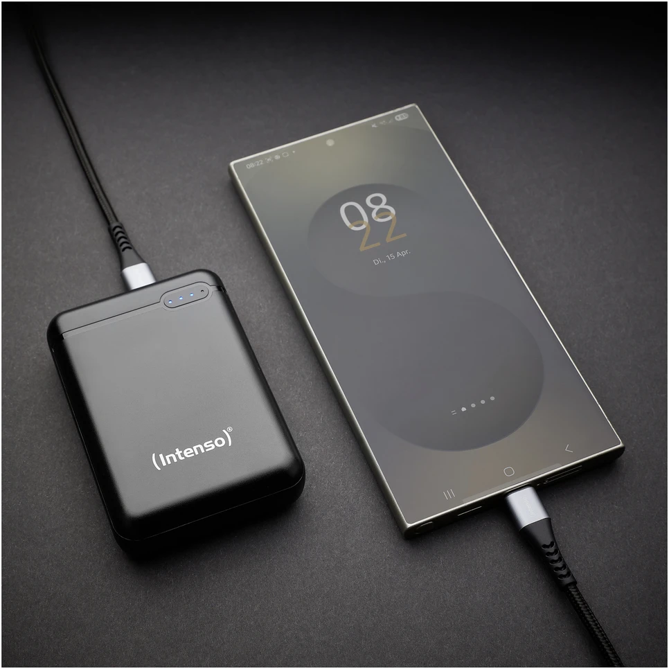 Intenso Powerbank XS10000 juoda 10000 mAh įsk. USB nuo A iki C tipo