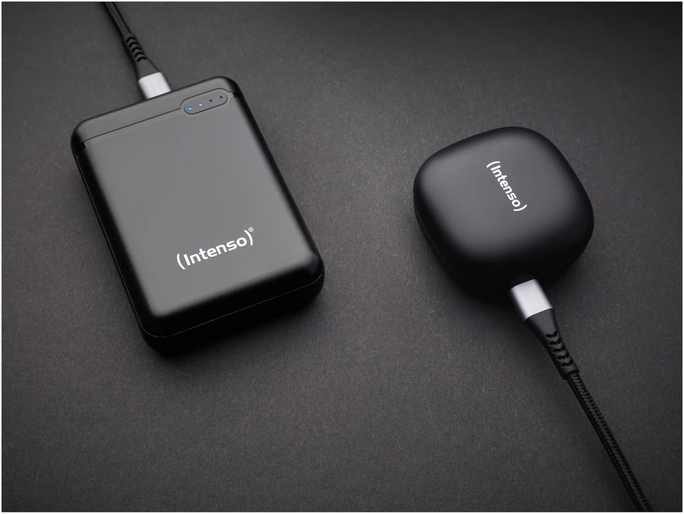 Intenso Powerbank XS10000 juoda 10000 mAh įsk. USB nuo A iki C tipo