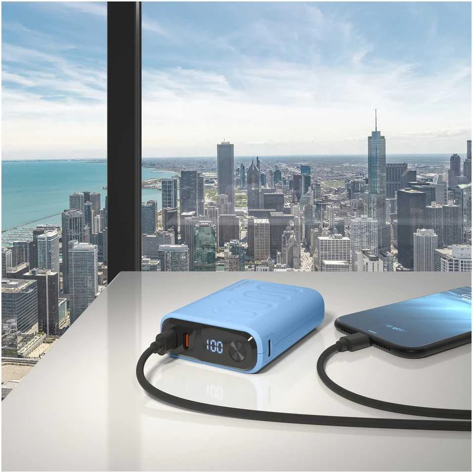 RealPower PB-10000C PD+, 10000 mAh, Violetinė