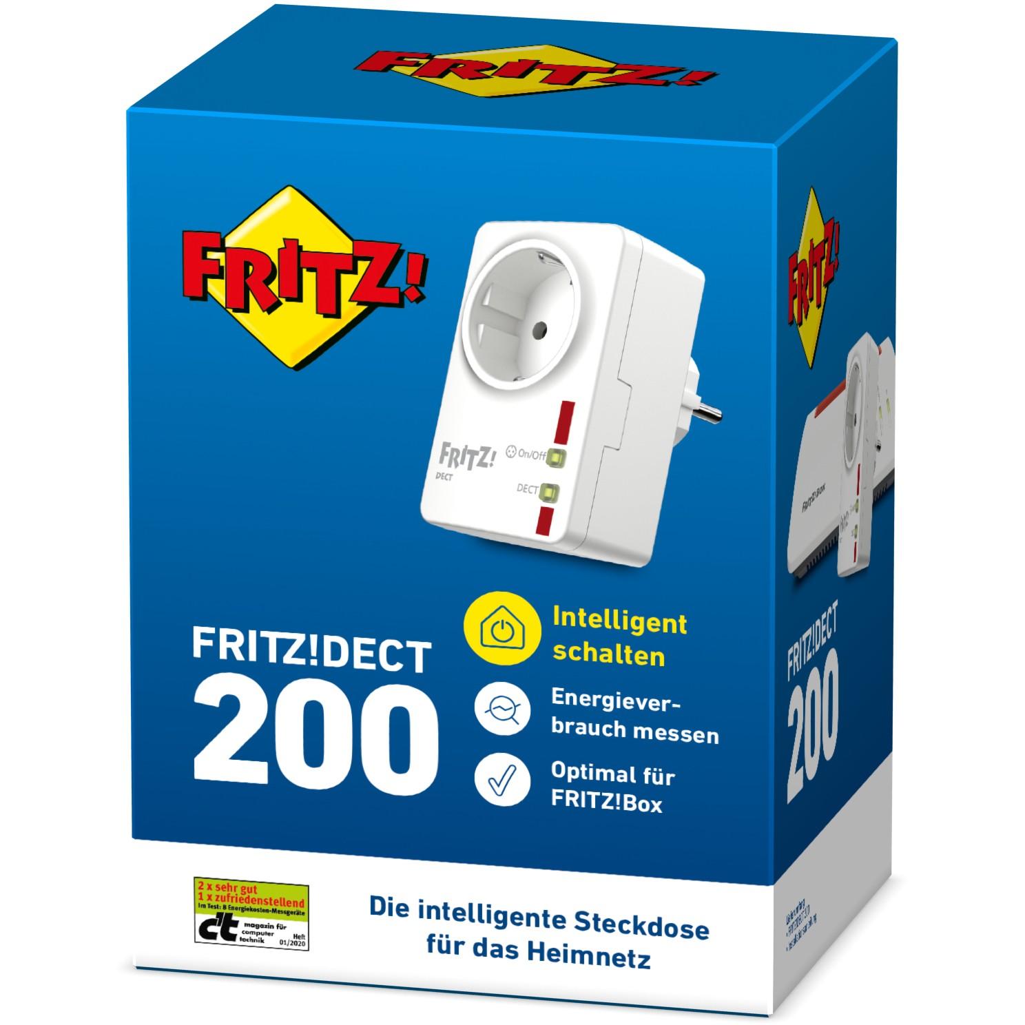 AVM FRITZ!DECT 200, DE Dienos / savaitės laikmatis Balta