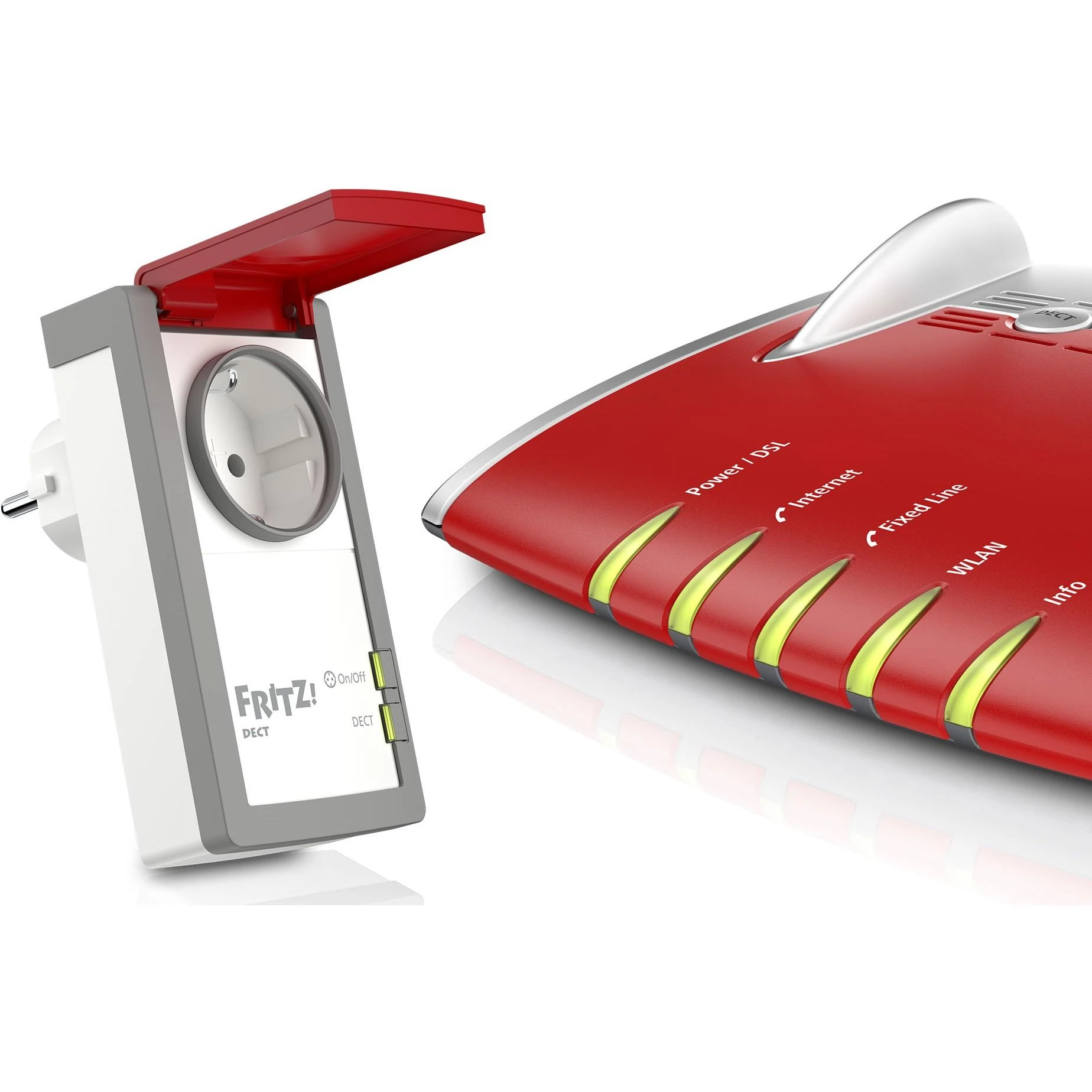AVM FRITZ!DECT 210 išmanusis kištukas Balta 3450 W