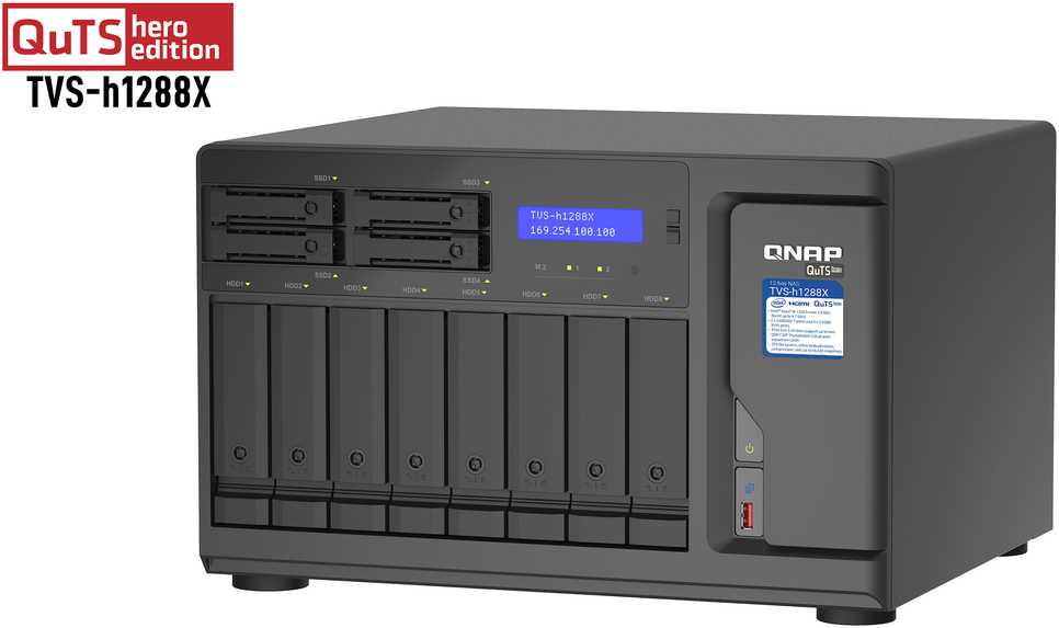 Serveris QNAP TVS-h1288X-W1250-16G