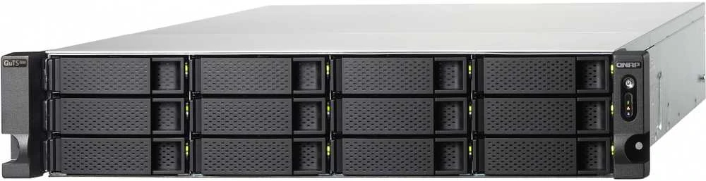 Serveris QNAP | 18-bay 2U NAS | TS-h1886XU-RP-R2-D1622-32G | Iki 18 HDD/SSD Hot-Swap | Intel Xeon | Xeon D-1622 Quad-Core | Procesoriaus dažnis 2,6 GHz | 32 GB | DDR4