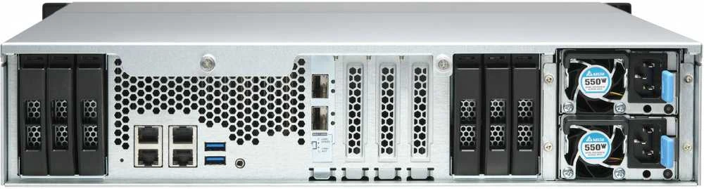 Serveris QNAP | 18-bay 2U NAS | TS-h1886XU-RP-R2-D1622-32G | Iki 18 HDD/SSD Hot-Swap | Intel Xeon | Xeon D-1622 Quad-Core | Procesoriaus dažnis 2,6 GHz | 32 GB | DDR4