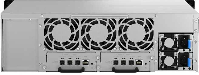 Serveris QNAP SAS12Gb/s dvigubo valdiklio 3U 16 lizdų serverio šasi