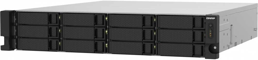 Serveris QNAP | 12 skyrių | TS-1232PXU-RP-4G | „AnnapurnaLabs Alpine“ | AL324 keturių branduolių | Procesoriaus dažnis 1,7 GHz | 4 GB | DDR4