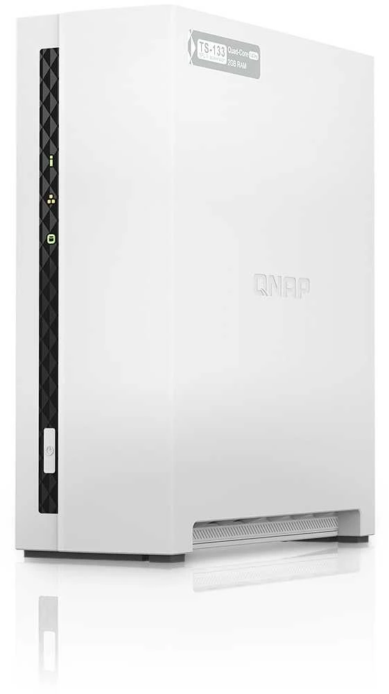 Serveris QNAP | 1 skyriaus ARM | TS-133 | Iki 1 SATA 6Gb/s, 3Gb/s | ARM 4 branduolių | Cortex-A55 | Procesoriaus dažnis 1,8 GHz | 2 GB | N/A