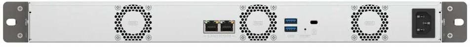 Serveris QNAP kompaktiškas 1U mažo gylio stelažinis 2.5GbE NAS | TS-433eU | Cortex-A55 | 4 GB