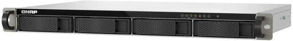 Serveris QNAP kompaktiškas 1U mažo gylio stelažinis 2.5GbE NAS | TS-433eU | Cortex-A55 | 4 GB