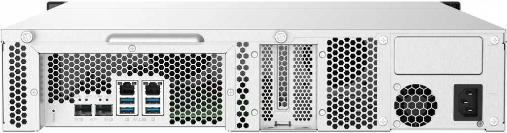 Serveris QNAP TS-832PXU NAS Rack (2U) Annapurna Labs AL324 4 GB DDR4 0 TB QNAP Turbo System Aliuminio, Juodas