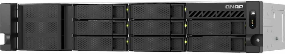 Serveris QNAP | 8-bay Short-Gylis Rackmount NAS | TS-855eU-8G | Intel Atom | C5125 8 branduolių | Procesoriaus dažnis 2,8 GHz | 8 GB