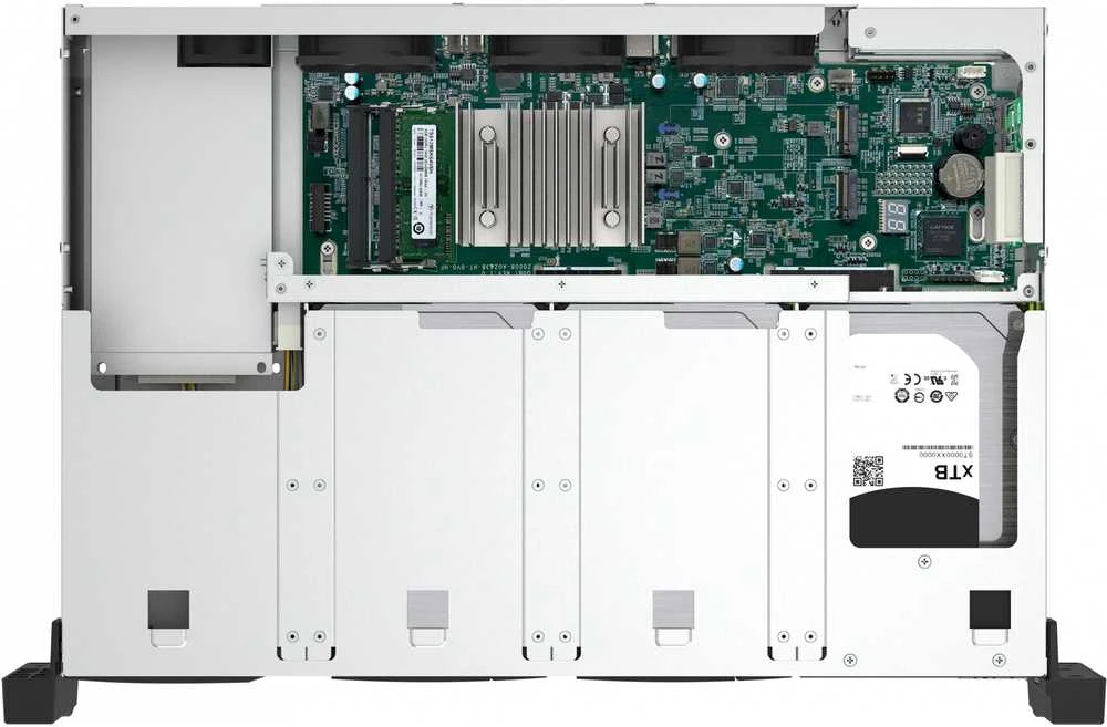 Serveris QNAP | 8-bay Short-Gylis Rackmount NAS | TS-855eU-8G | Intel Atom | C5125 8 branduolių | Procesoriaus dažnis 2,8 GHz | 8 GB