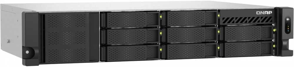 Serveris QNAP | 8-bay Short-Gylis Rackmount NAS | TS-855eU-8G | Intel Atom | C5125 8 branduolių | Procesoriaus dažnis 2,8 GHz | 8 GB