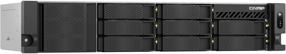 Serveris Qnap TS-855eU-RP-8G, 2U, 8 x 2,5"/3,5" SATA, Intel Atom C5125 8C/8T, 8 GB SODIMM DDR4 (maks. 64 GB), 2 x 2,5 GbEReduntinis maitinimo blokas