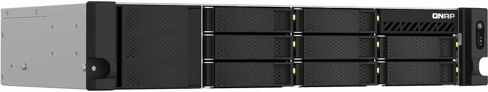 Serveris QNAP TS-864EU NAS Rack (2U) Intel® Celeron® 8 GB DDR4 0 TB QNAP Turbo System Juodas