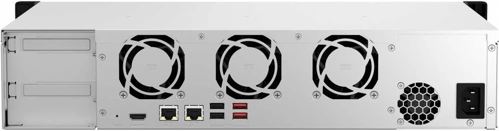 Serveris QNAP TS-864EU NAS Rack (2U) Intel® Celeron® 8 GB DDR4 0 TB QNAP Turbo System Juodas