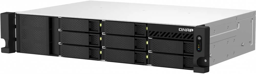 Serveris QNAP TS-864EU-RP NAS Rack (2U) Intel® Celeron® N5095 8 GB DDR4 0 TB QNAP Turbo System Juodas