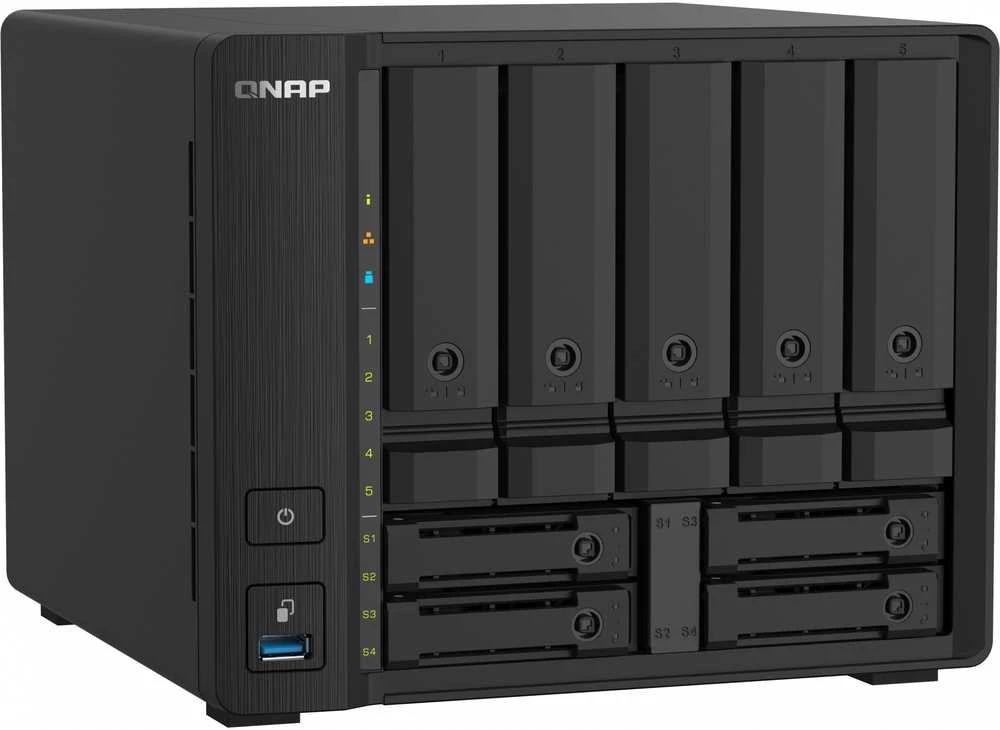 Serveris QNAP TS-932PX Alpine AL-324 Ethernet LAN jungtis Tower Juoda NAS