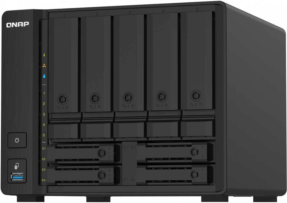 Serveris QNAP TS-932PX Alpine AL-324 Ethernet LAN jungtis Tower Juoda NAS