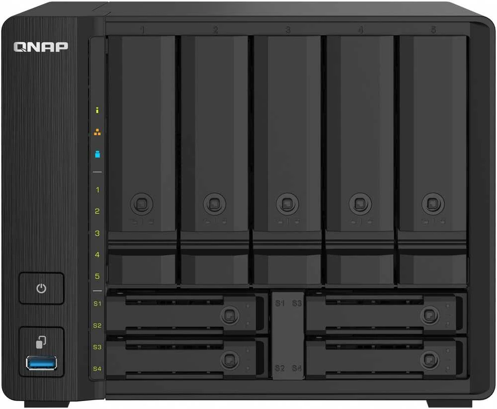 Serveris QNAP TS-932PX Alpine AL-324 Ethernet LAN jungtis Tower Juoda NAS