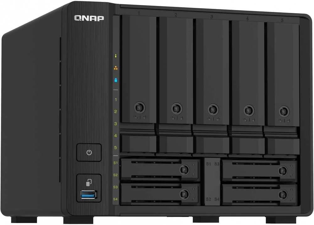 Serveris QNAP TS-932PX Alpine AL-324 Ethernet LAN jungtis Tower Juoda NAS