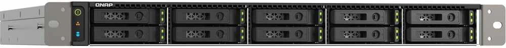 Serveris QNAP Didelio tankio NVMe visos „flash“ saugykla | TS-h1090FU-7232P-64G | AMD EPYC | 7232P/7252 | 64 GB | RDIMM DDR4