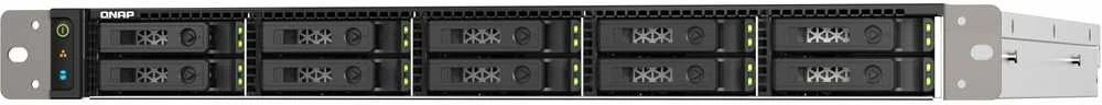 Serveris QNAP Didelio tankio NVMe visos „flash“ saugykla | TS-h1090FU-7232P-64G | AMD EPYC | 7232P/7252 | 64 GB | RDIMM DDR4