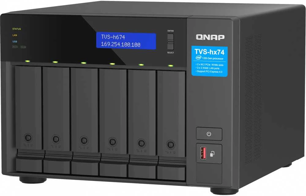 Serveris QNAP TVS-h674T-i5-32G