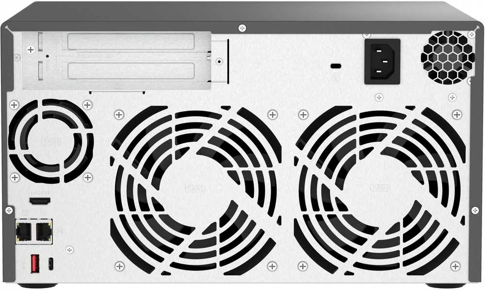 Serveris QNAP TVS-h874 NAS bokštas Intel® Core™ i5 i5-12400 32 GB DDR4 QuTS hero juodas