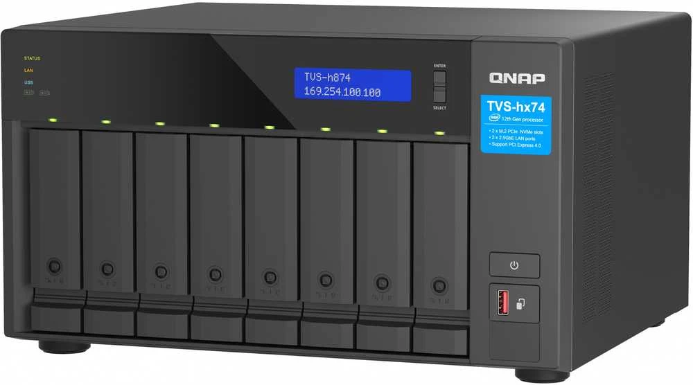 „Qnap TVS-h874T“ failų serveris (TVS-h874T-i7-32G)