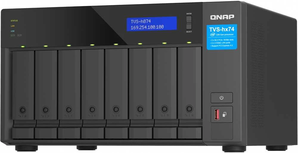 „Qnap TVS-h874T“ failų serveris (TVS-h874T-i7-32G)