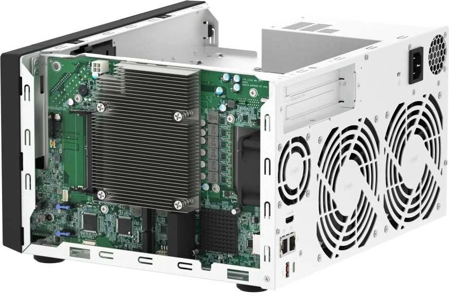 Serveris QNAP TVS-h874X NAS Tower Ethernet LAN Juodas