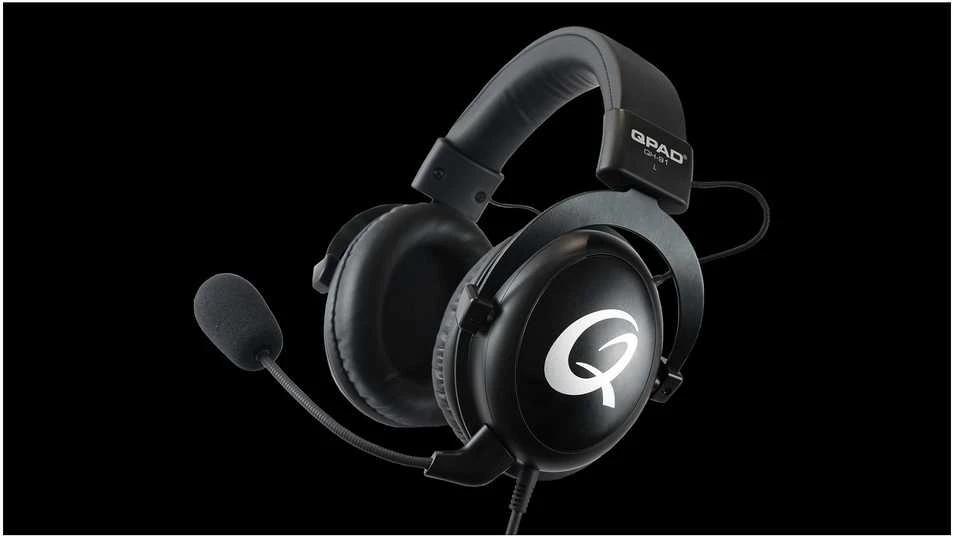 Qpad QH-91 RGB Stereo Žaidimų ausinės juodas