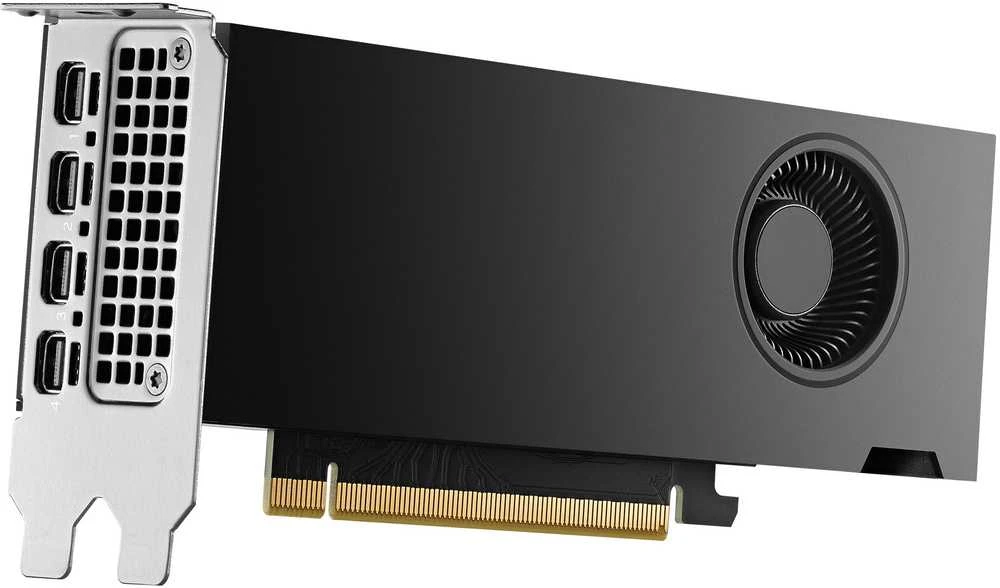 PNY NVIDIA 2000 Ada 16 GB LowProfile OEM versija PCI-Express x16 Gen 4.0, dvigubas lizdas, 16 GB GDDR6 ECC 128 bitų, HDCP 2.2 ir HDMI 2.0 palaikymas su opt. Adapteris 4x Mini DP 1.4a 1x LP laikiklis