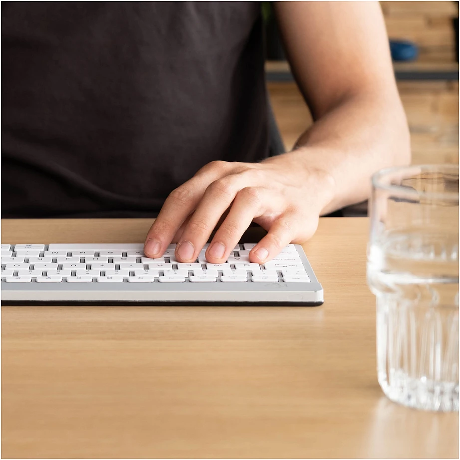 R-GO COMPACT BREAK ERGONOMIŠKAS - Klaviatūra AZERTY (FR) BLUETOOTH W