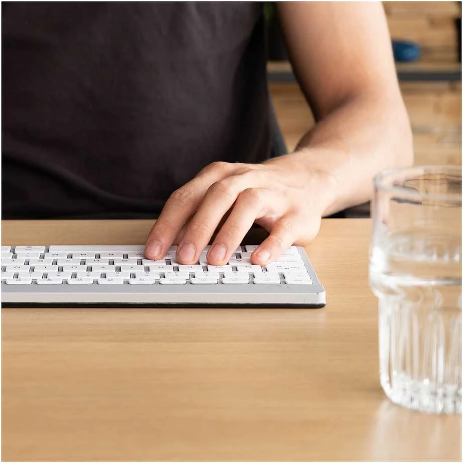 R Go Tools R-GO COMPACT BREAK ERGONOMIŠKAS - Klaviatūra QWERTZ (DE) BLUETOOTH W