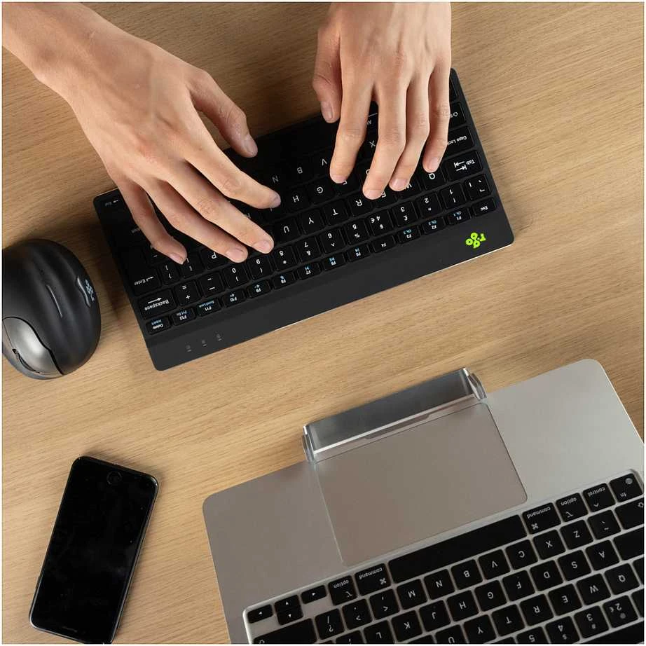 R Go Tools R-GO COMPACT BREAK ERGONOMIŠKAS - Klaviatūra QWERTZ (DE) BLUETOOTH B