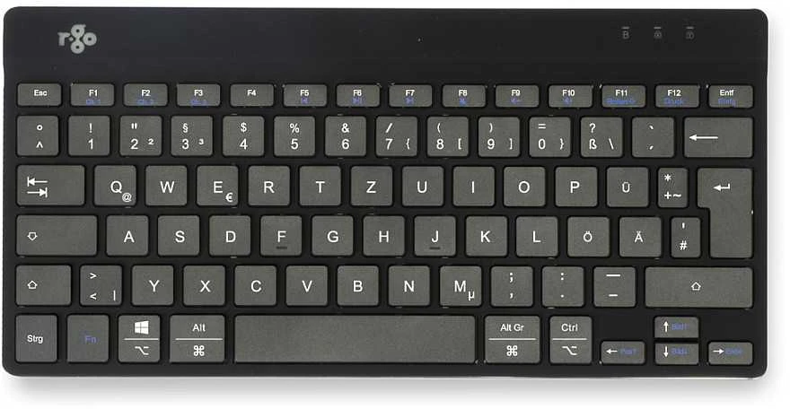 R Go Tools R-GO COMPACT BREAK ERGONOMIŠKAS - Klaviatūra QWERTZ (DE) BLUETOOTH B