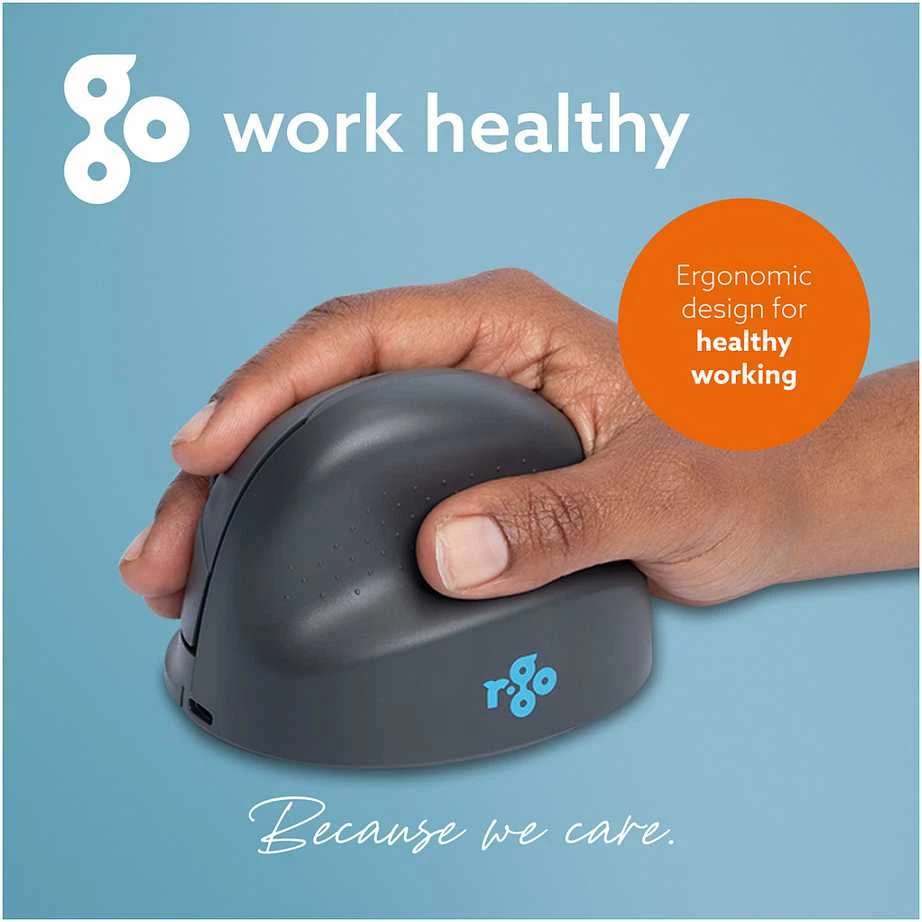 R-GO HE BASIC MEDIUM ERGONOMIŠKAS - Pelė DEŠINIARANKIAI BLUETOOTH