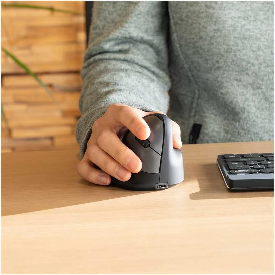 R-Go Tools HE Mouse Vertikali Ergonomiška pelė, dešinei rankai, belaidė