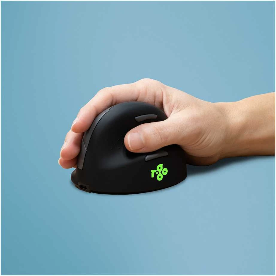 R-Go Tools HE Mouse Vertikali Ergonomiška pelė, dešinei rankai, belaidė