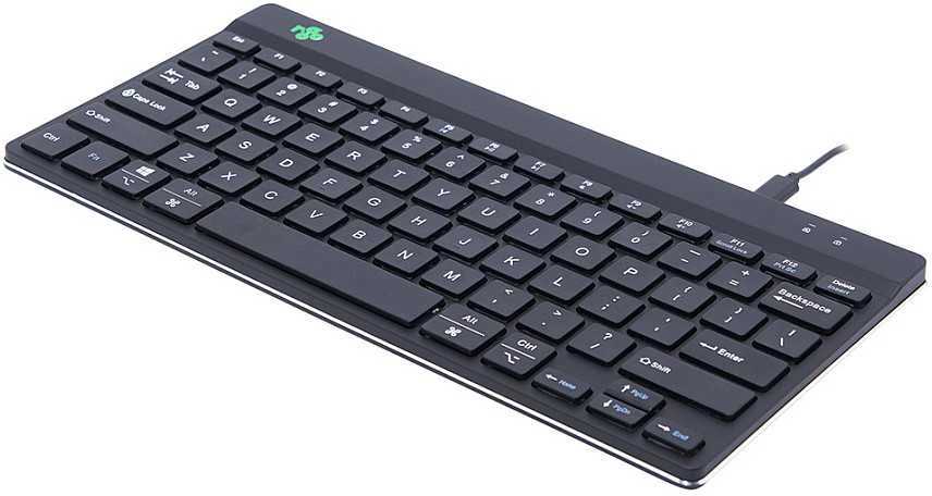 R Go Tools COMPACT BREAK Klaviatūra QWERTY - US Juodas su laidu