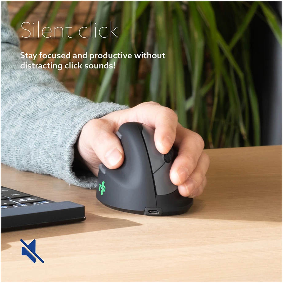 R Go Tools ERGONOMIC Pelė MEDIUM - HAND165-185MM LEFT-HANDED belaidė