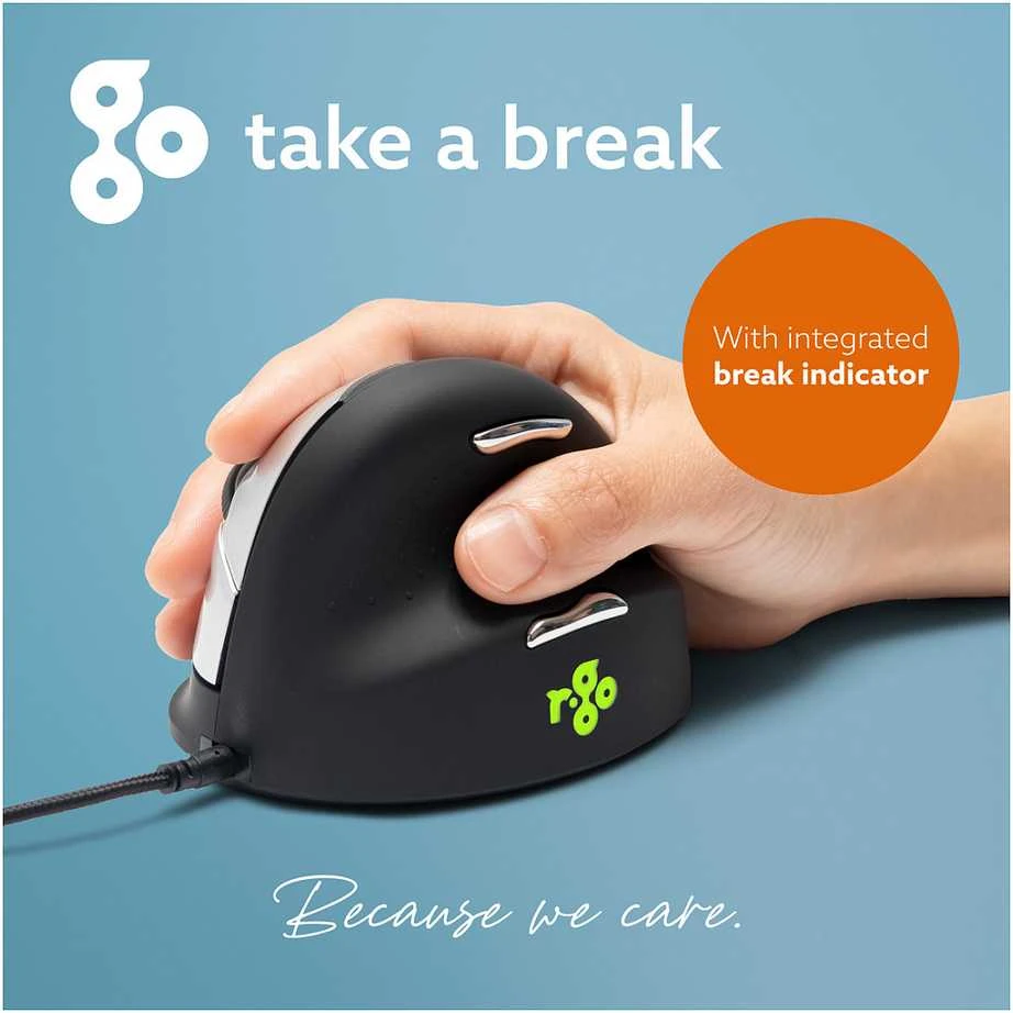 R Go Tools ERGONOMIC Pelė LARGE - HAND OVER185MM RIGHTHANDED su laidu
