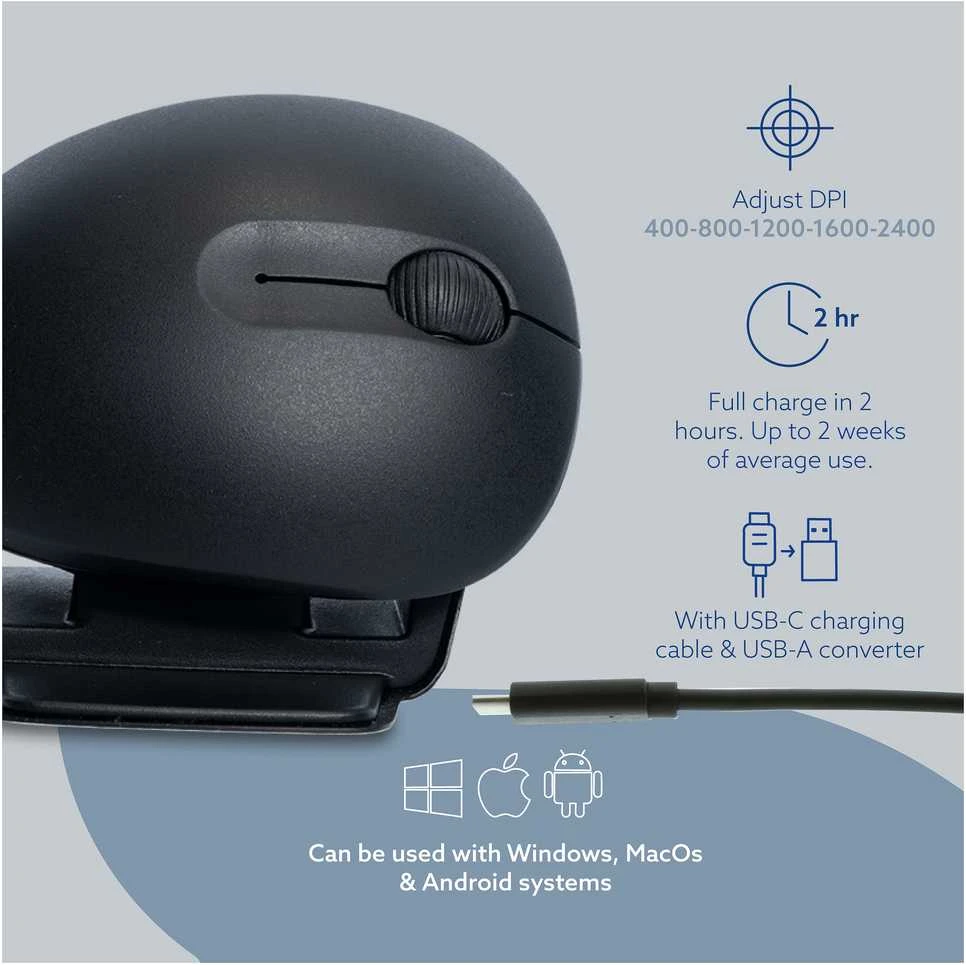 R Go Tools R-GO TWISTER ERGONOMISCHE MAUS - ERGONOMIC Pelė - su laidu/WIRELESS