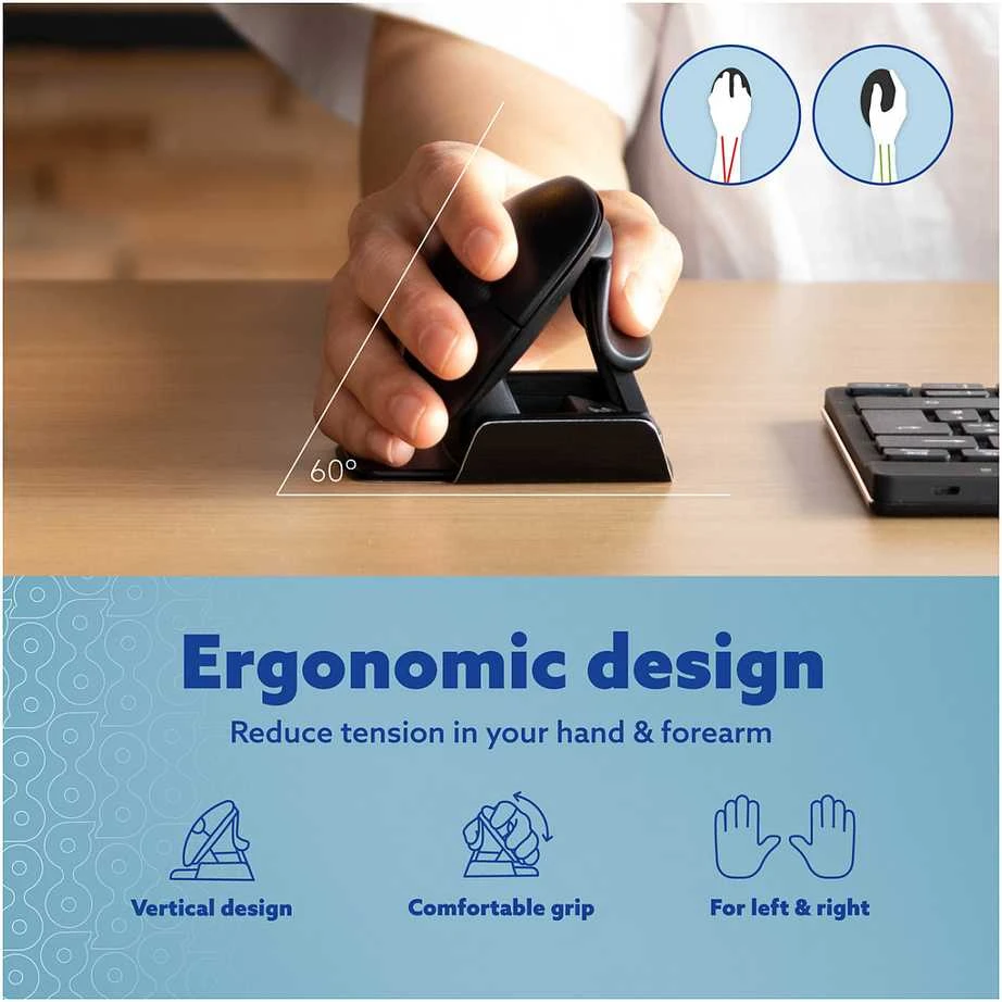 R Go Tools R-GO TWISTER ERGONOMISCHE MAUS - ERGONOMIC Pelė - su laidu/WIRELESS