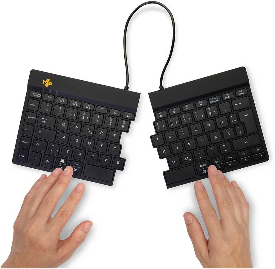R Go Tools R-GO SPLIT BREAK ERGONOMIŠKAS - Klaviatūra QWERTZ (DE) BLUETOOTH B