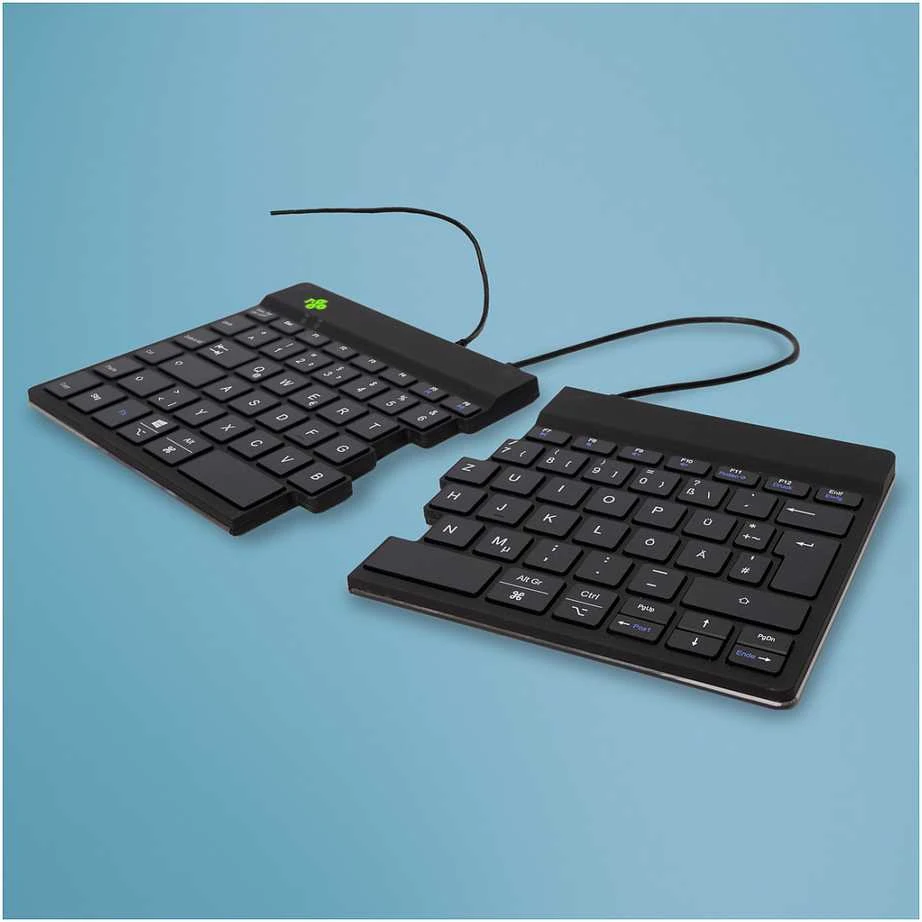 R Go Tools BREAK ERGONOM Klaviatūra QWERTZ - DE Juodas su laidu