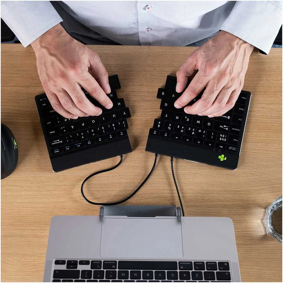 R Go Tools BREAK ERGONOM Klaviatūra QWERTZ - DE Juodas su laidu